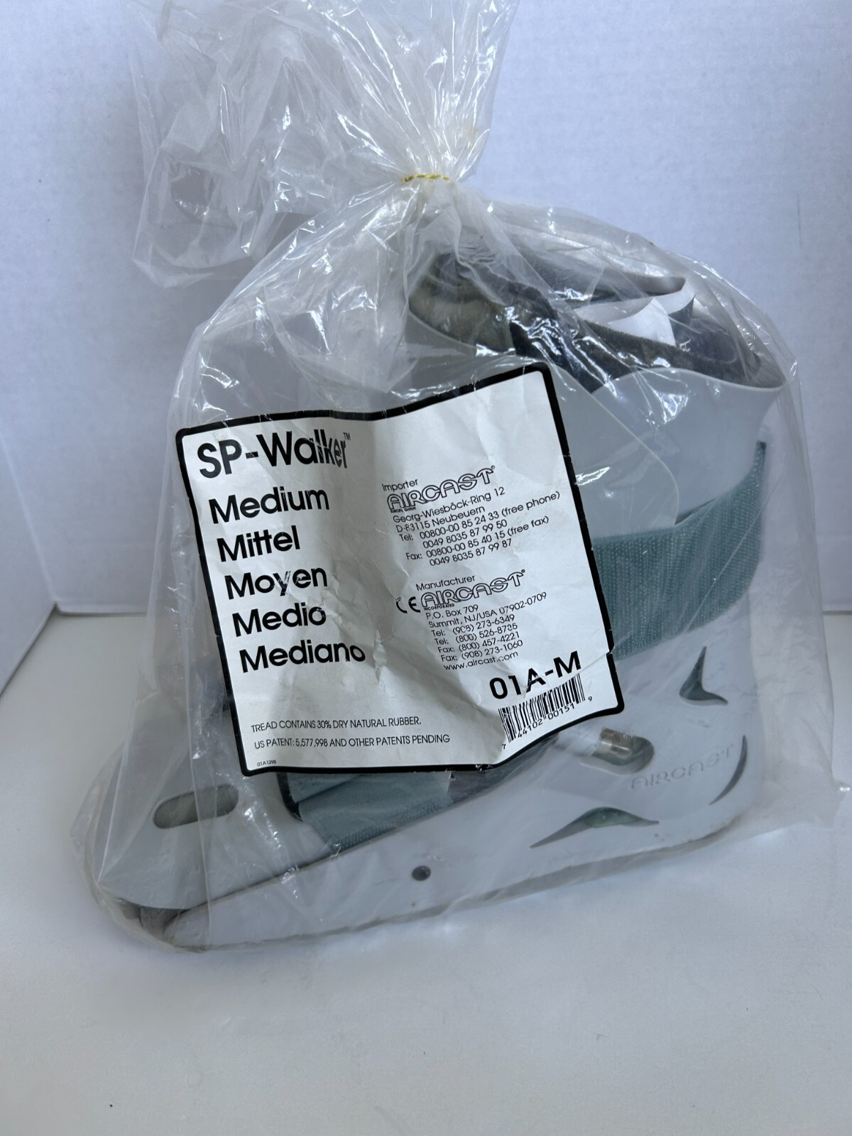 SP Walker Pneumatic Boot WALKING BRACE size Medium, VGC