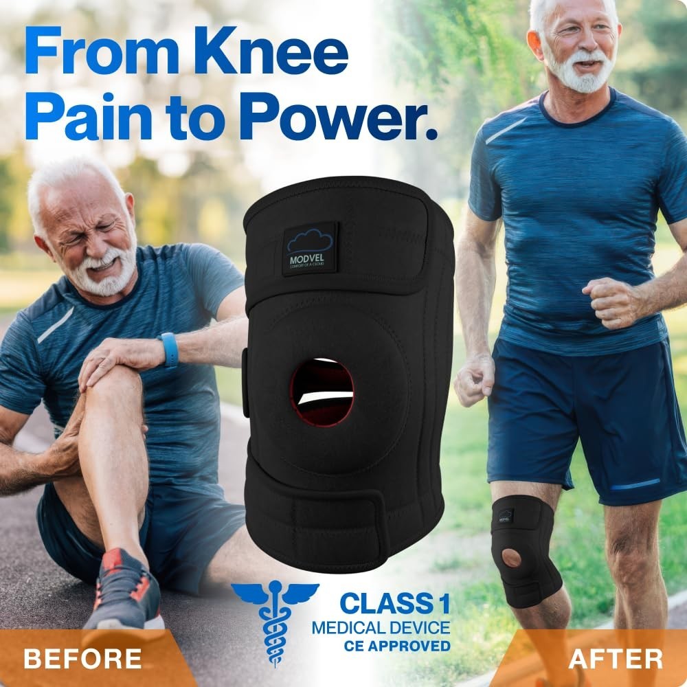 ELITE Knee Brace for Men & Women – Patella Gel Pads & Side Stabilizers for AC…
