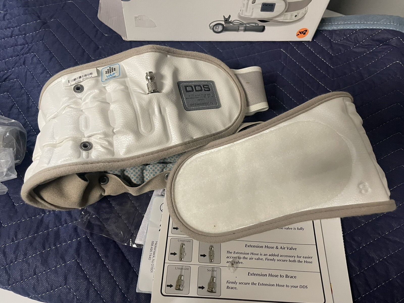 DDS 500 Disc Disease Solutions Back Brace Size 3XL Spinal Air No Panels Included