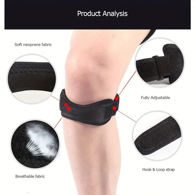 Knee Brace Support Patella Stabilizer Strap Arthritis Pain Relief Running USA