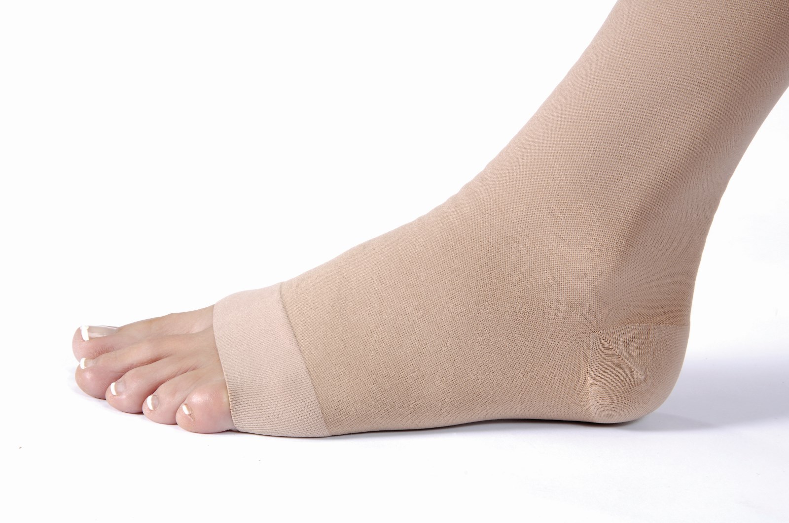 Jobst Relief Compression Knee Stockings 20-30 mmhg Supports Open Toe Silicone