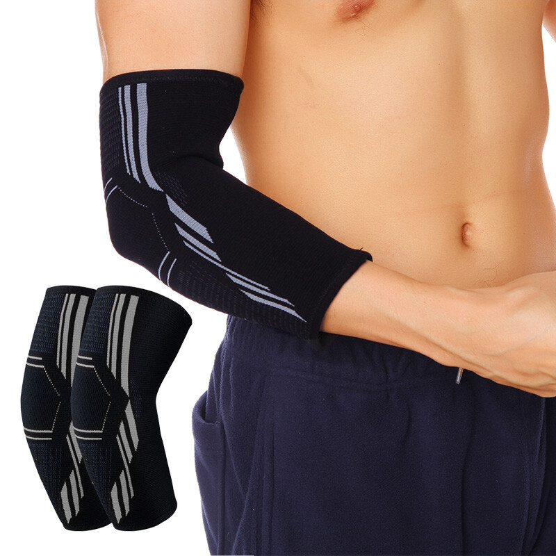 Arthritis Compression Elbow Support Brace Arm Sleeve Bandage Tennis Sports BML
