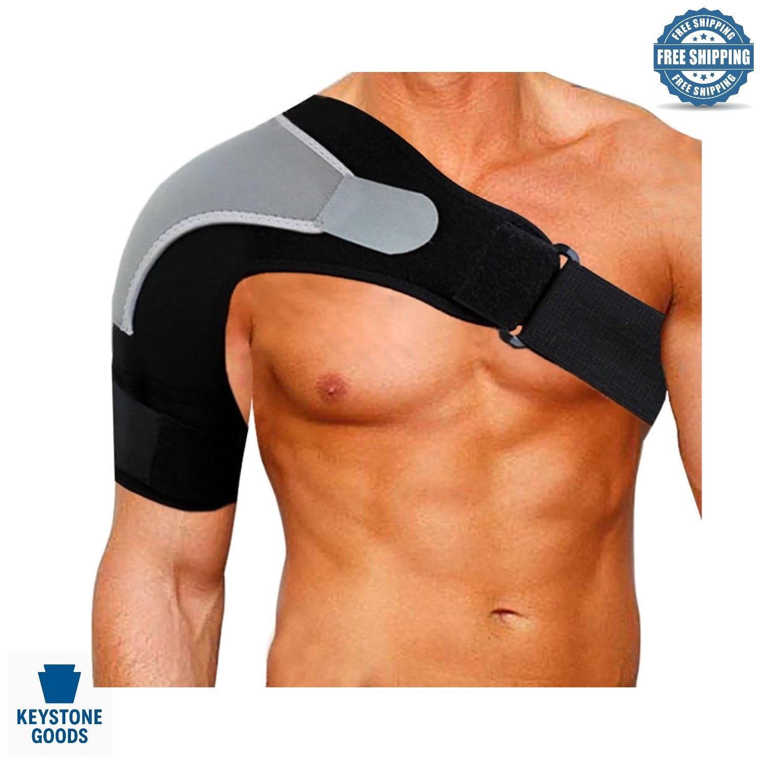 Adjustable Shoulder Support Brace for Pain & Injury Recovery