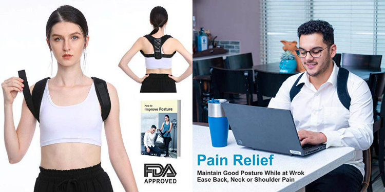POSTURE CORRECTOR Shoulder Corrector Alignment Comfortable Neck Back PAIN RELIEF