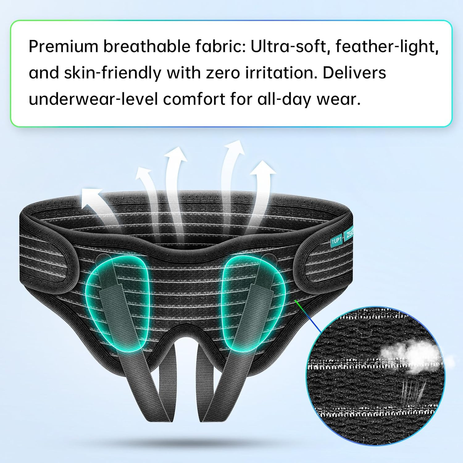 Hernia Belt for Men – Adjustable Support Brace, Comfortable & Breathable Design,