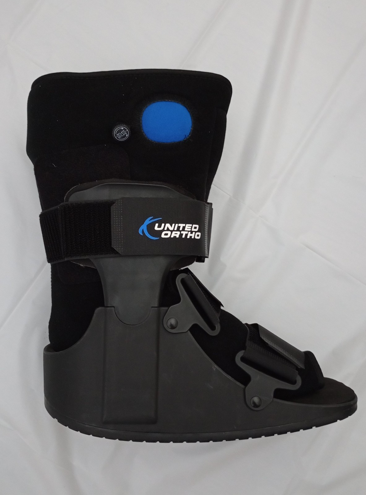 Ankle And Foot Brace. United Ortho Air Cam Walker. Broken Bone Fracture Boot.