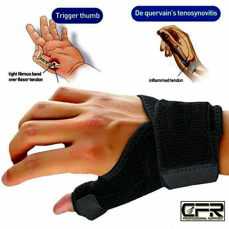 Thumb Wrist Support Brace Compression Gloves Carpal Tunnel Arthritis Sprain Wrap