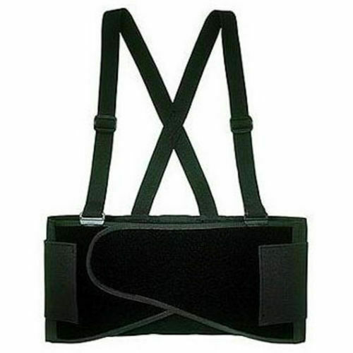 Heavy Duty Weight Lift Lumbar Lower Back Waist Support Belt Brace Suspender Work