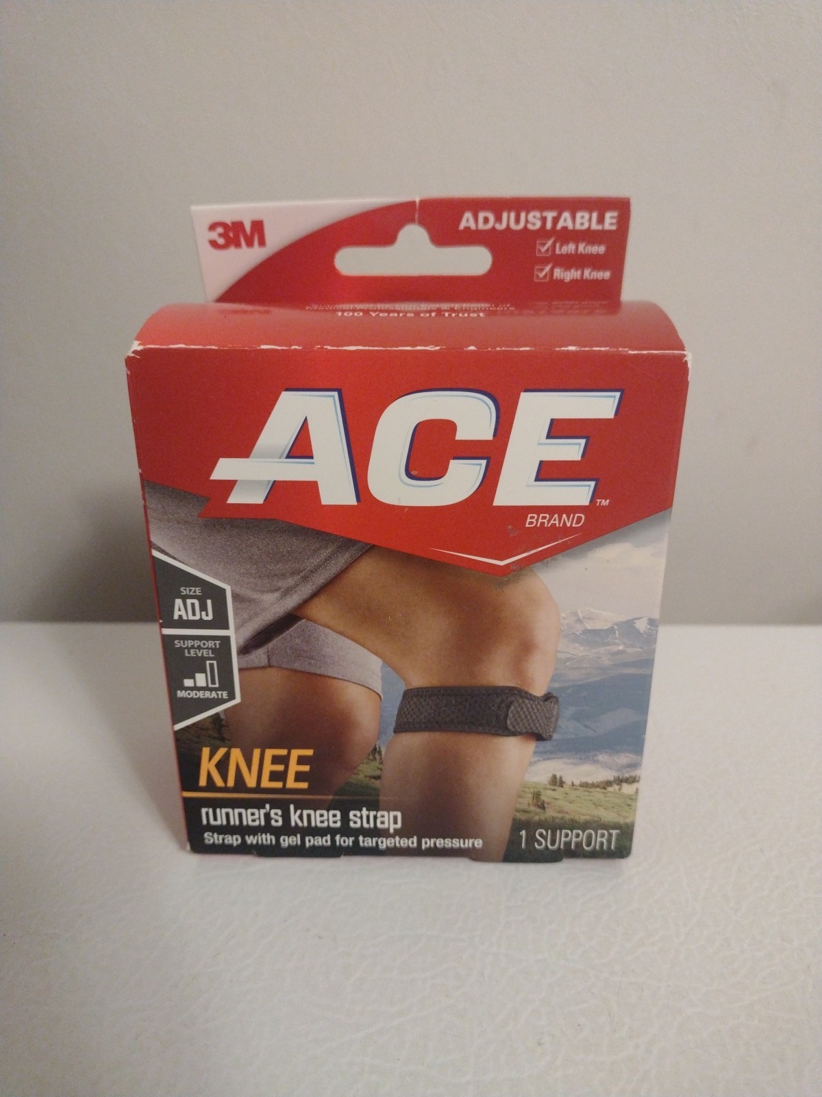 ACE Knee Strap For Mobility And Support One Size Adjustable Left or Right