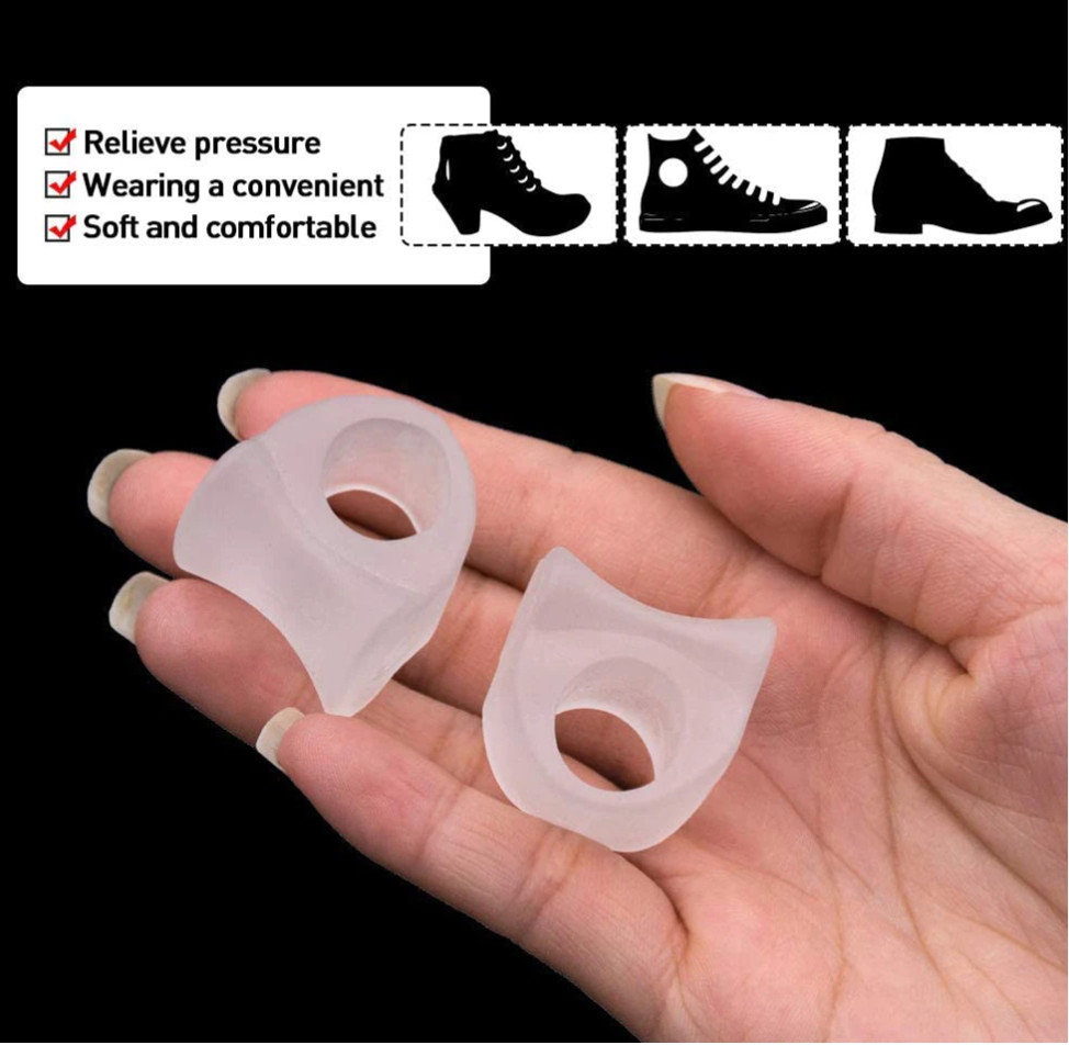 2pcs Toe Separator Spacer Rings M Stretchable Spacer Correction