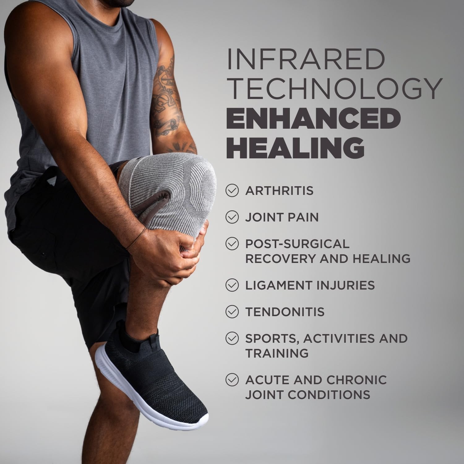Therapeutic Knee Support Sleeve for Fast Recovery and Pain Relief – For All Legs