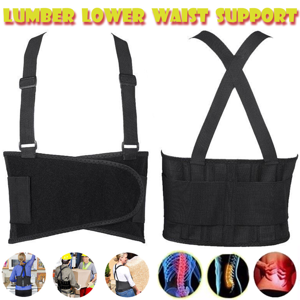 Lumbar Back Support Lower Back Brace Pain Relief Sport Work Belt for Men Women