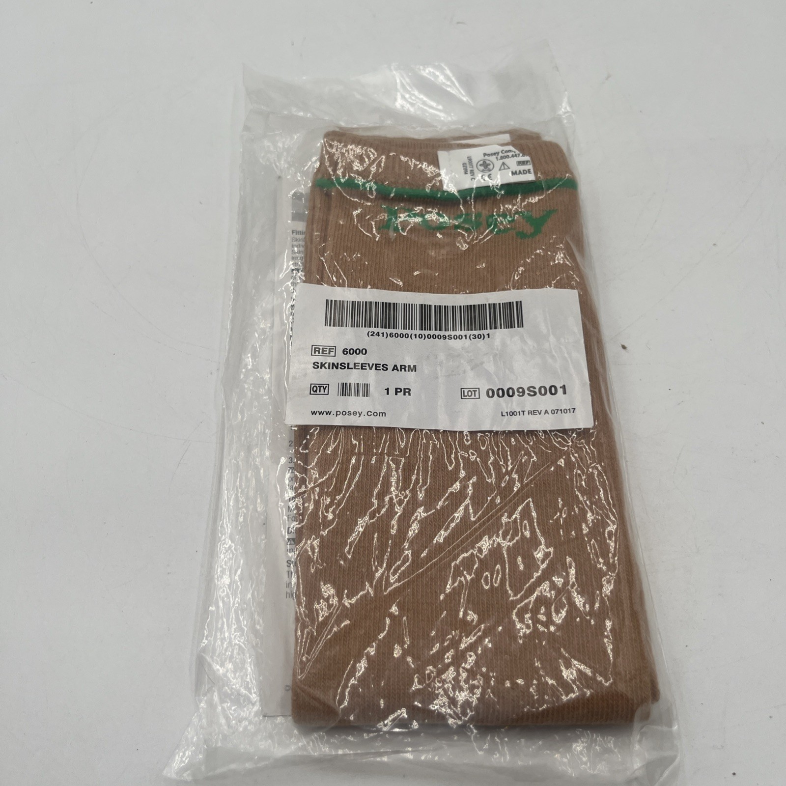 Posey SkinSleeves Arm Protector Medium 6000 1 pair Light Skin Tone New Sealed