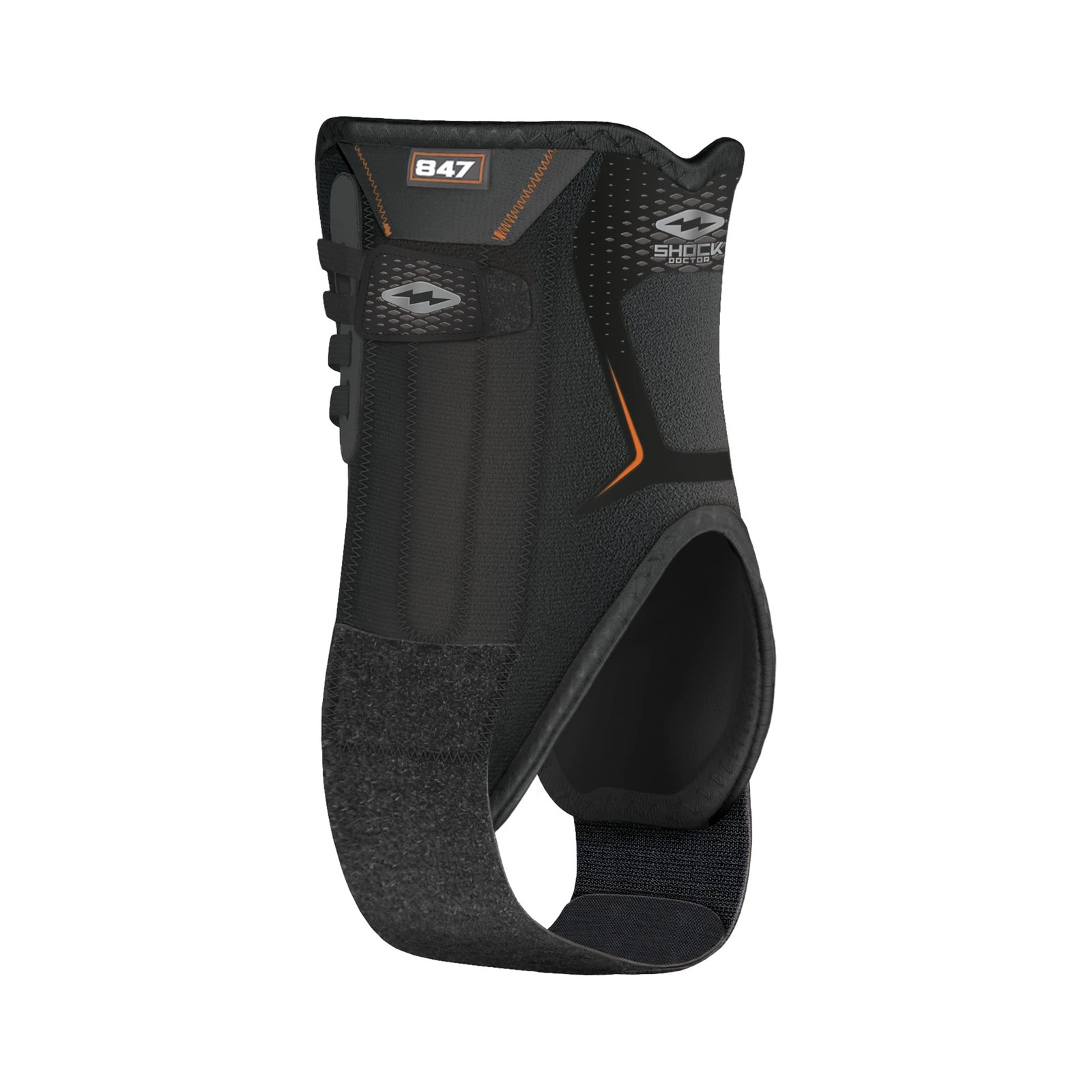 Shock Doctor Ankle Stabilizer with Flexible Support Stays (Black) Small Multi