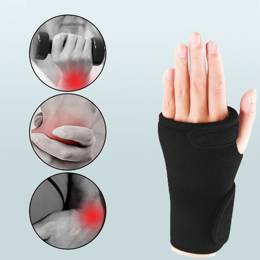 Wrist Wrap Brace Adjustable Hand Support Splint for Sprain Injury Arthritis Pain