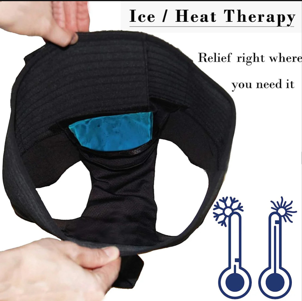 PELV-ICE Mama Strut Postpartum Support Brace(hot/cold pk), Black-SM; New NO BOX