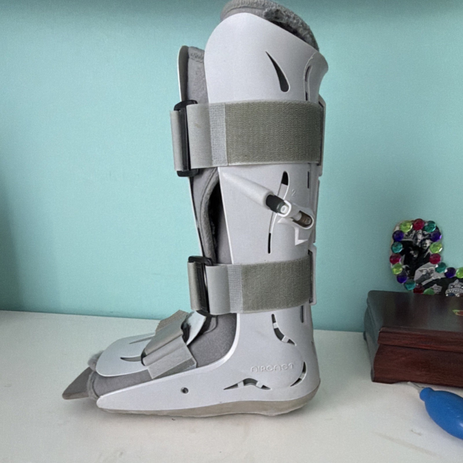 Aircast FP Walker 01F-S Small Adjustable Gray Boot for Leg & Foot Immobilization