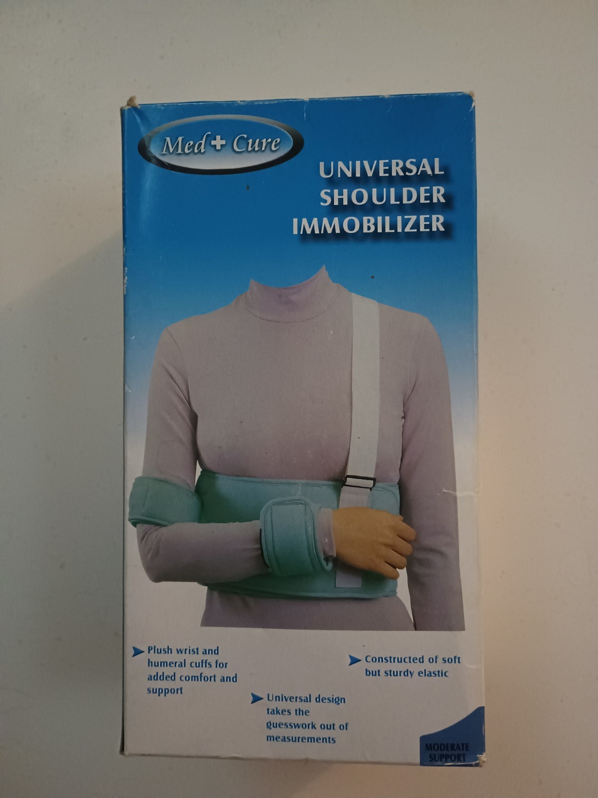 MedCure Universal Shoulder Immobilizer, Moderate Support – Up to 52″ Chest