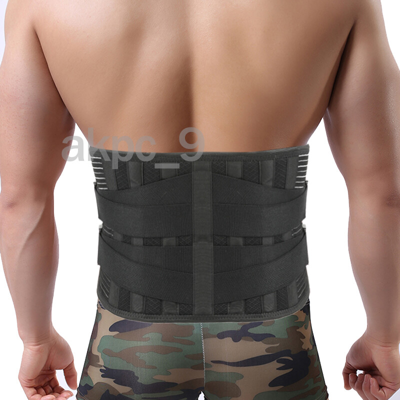 Lower Back Brace Lumbar Support Corrector Belt Pain Relief Compression Bone Band