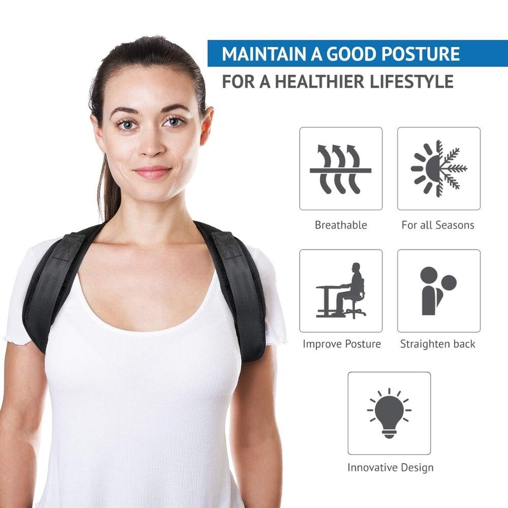 Elastic Posture Corrector Correction For Women /Men Brace Belt Back Should Top