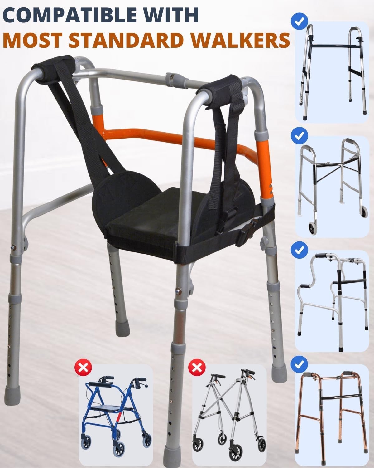 Walker Knee Sling Adjustable Surgery Recovery