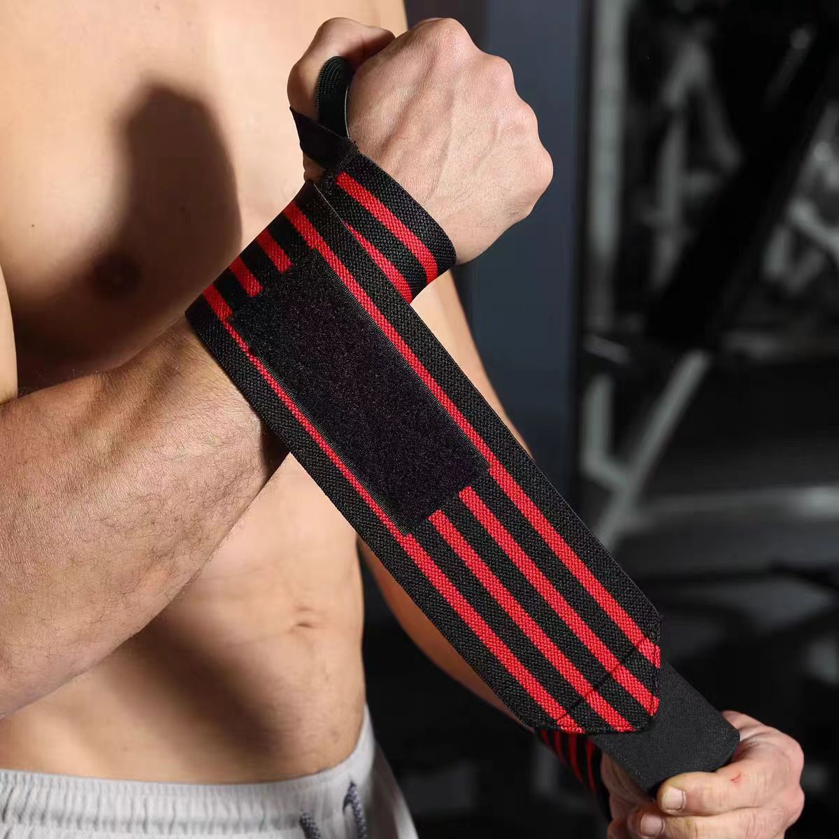 Gym Sports Wrist Band Brace Wrap Adjustable Support Strap Carpal Tunnel Bandage