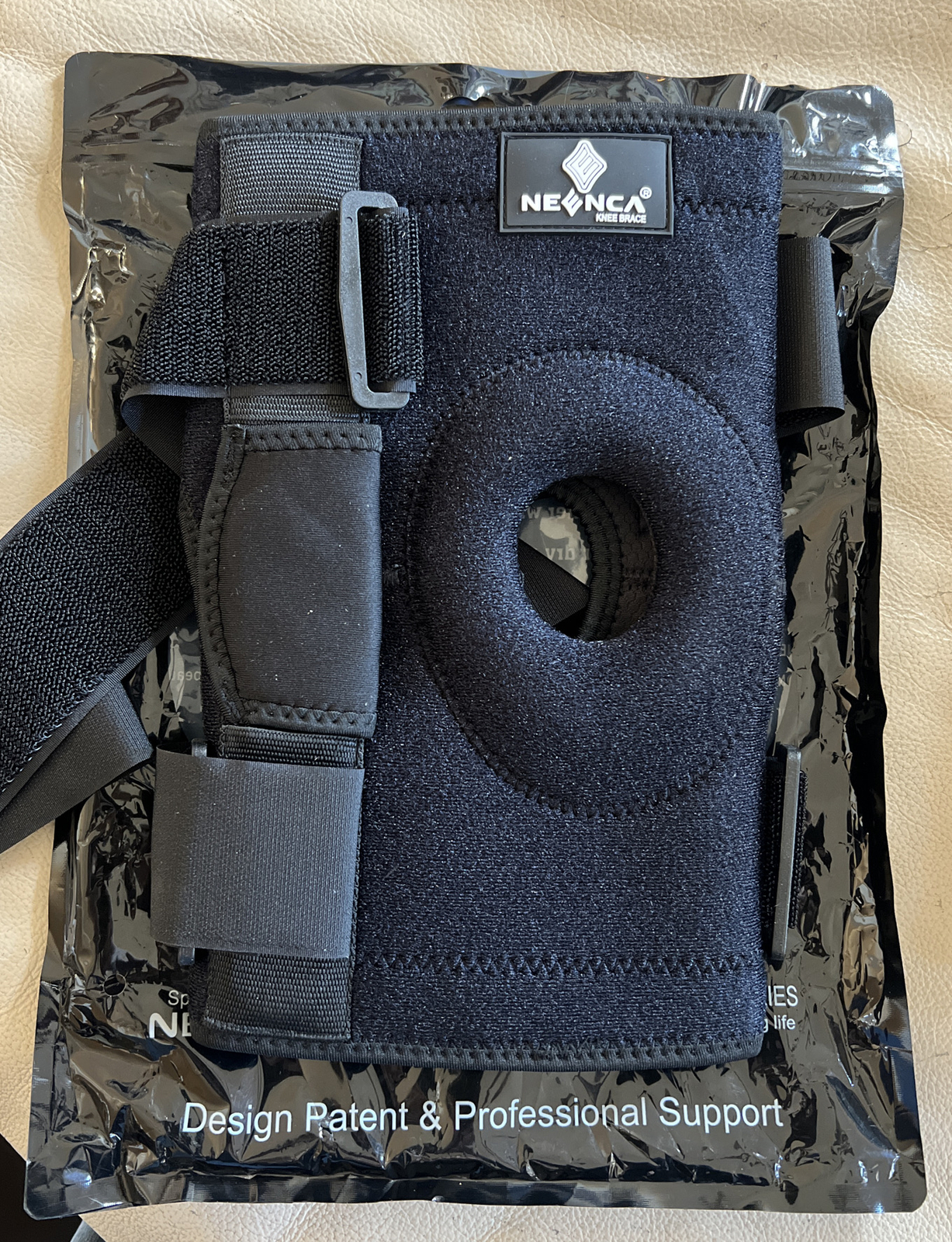 NEENCA Hinged Knee Brace -Sports Protection Series- Men’s Size M Black