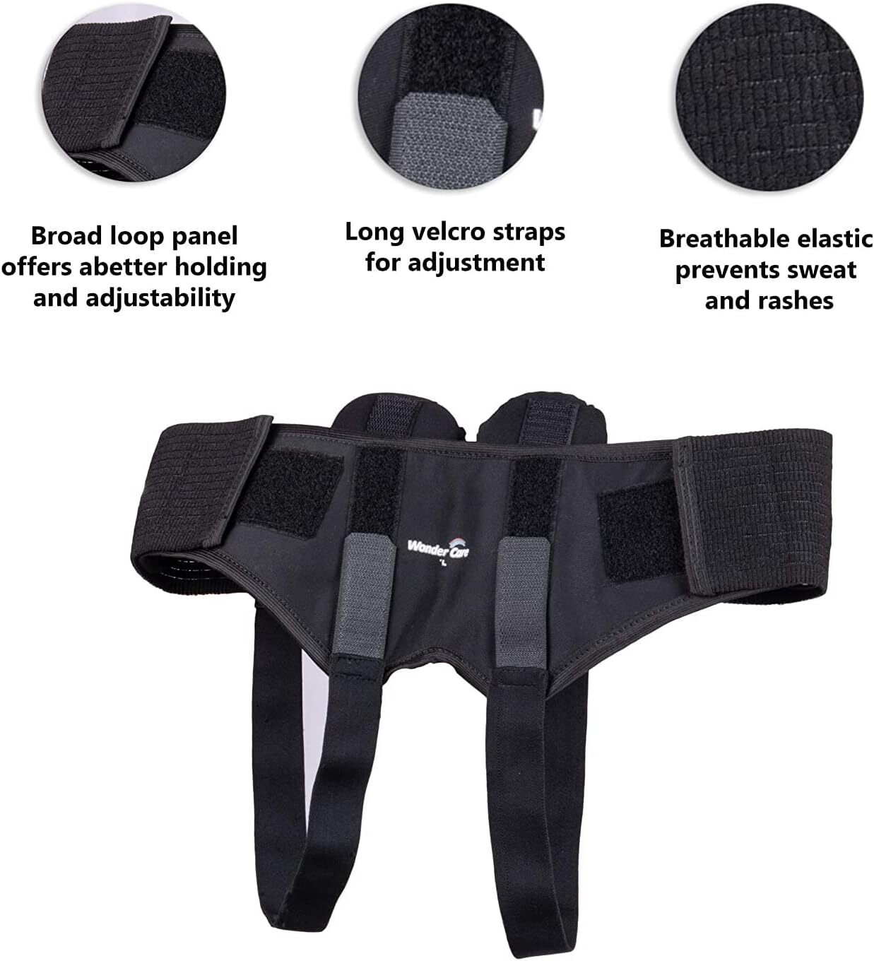 Hernia Brace support belt with Double Compression Truss Pads inguinal Support.