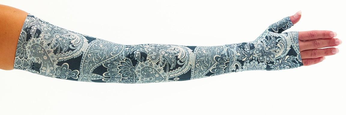 MOONLIGHT PAISLEY Dreamsleeve Compression Sleeve by JUZO Gauntlet Optn ANY SIZE