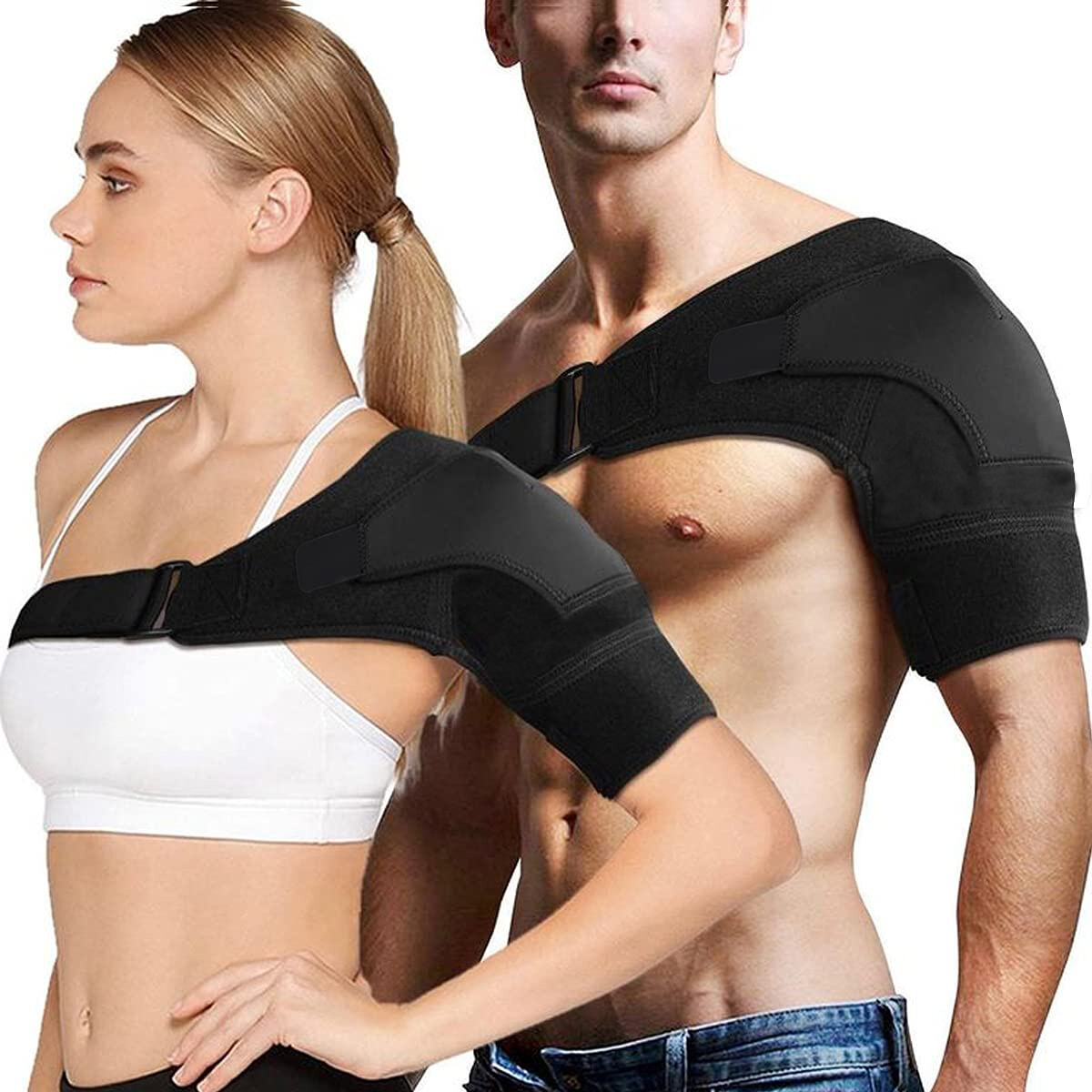 Shoulder Brace Support Protector Brace Torn Rotator Cuff Pain Relief Left/Right