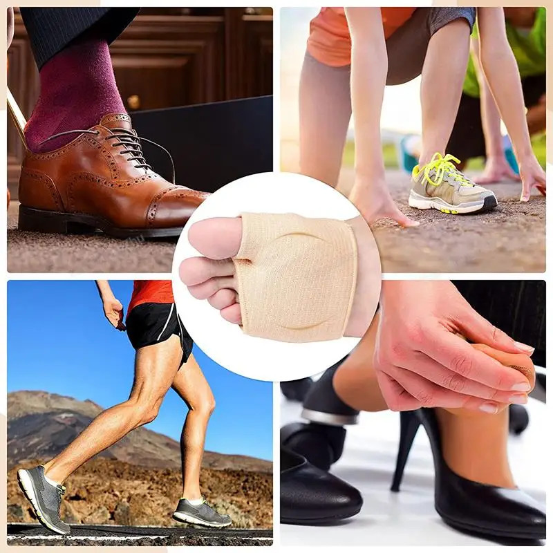 Silicone Shoe Pads Forefoot Cushion Orthopedic Insoles Men Women Thick Comfortab