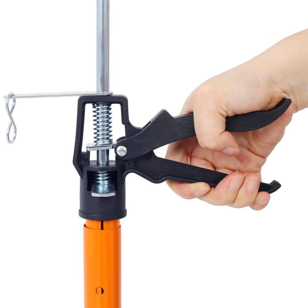 2-Pack Orange Steel Adjustable Support Pole Hand Support System Extends from 45