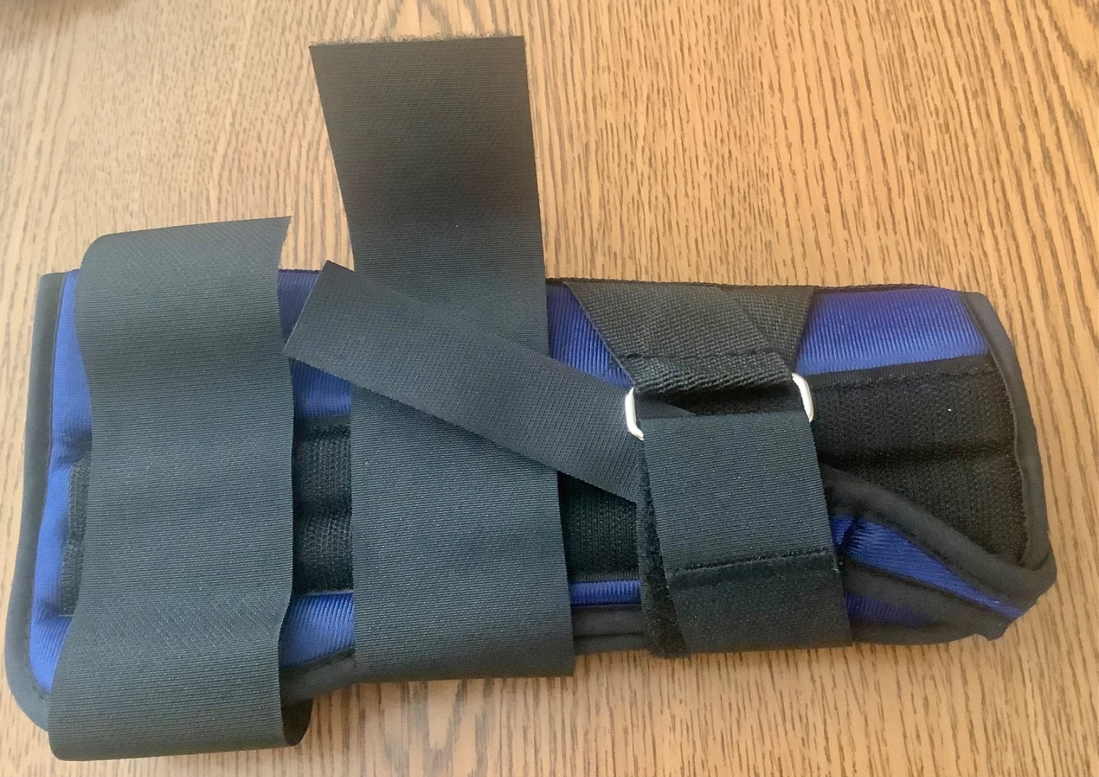FOAM WRIST SPLINT, LEFT, LARGE, BLUE, PROCARE, STEEL IMMOBILIZATION