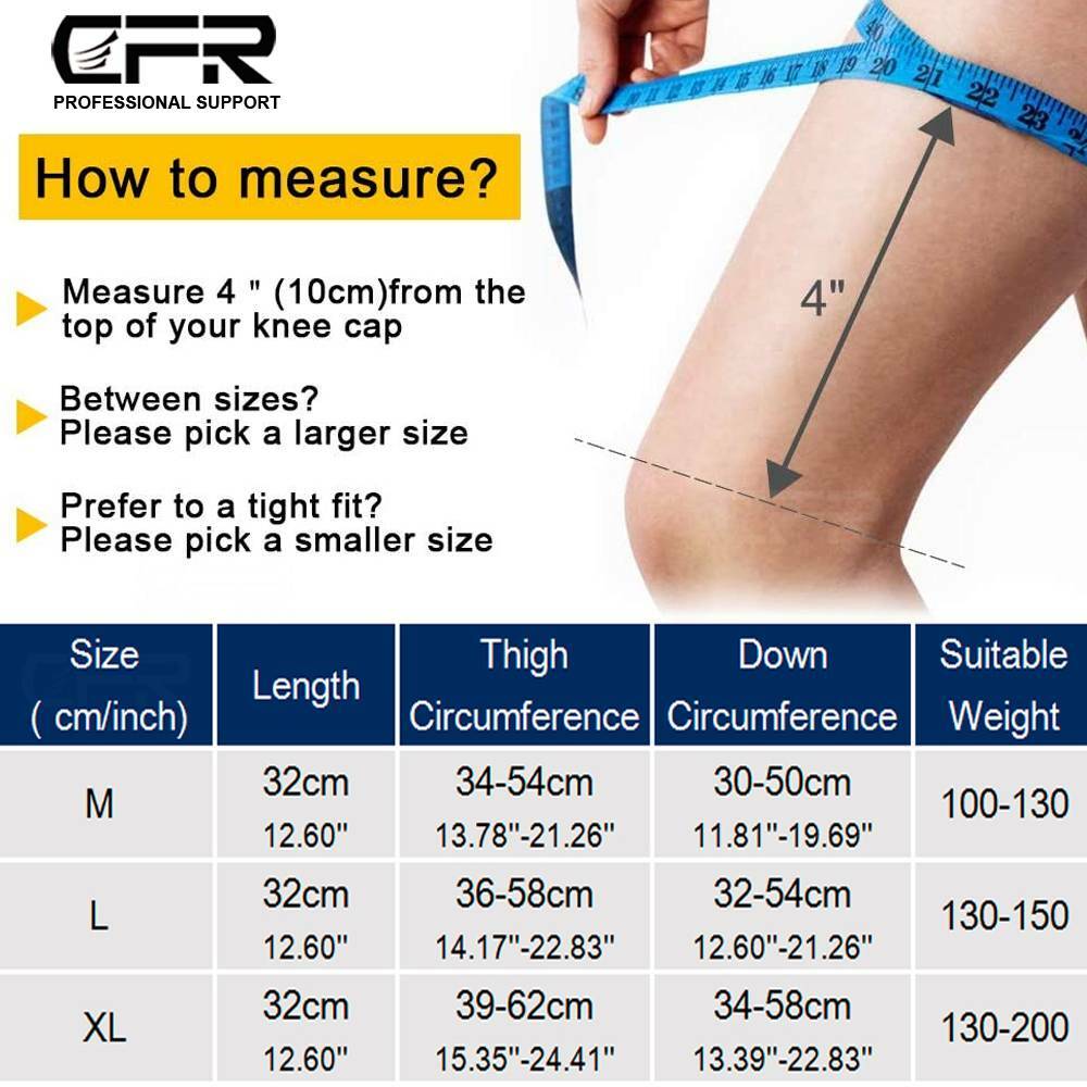 Knee Sleeve Compression Brace Support For Sport Joint Pain Arthritis Relief Pad