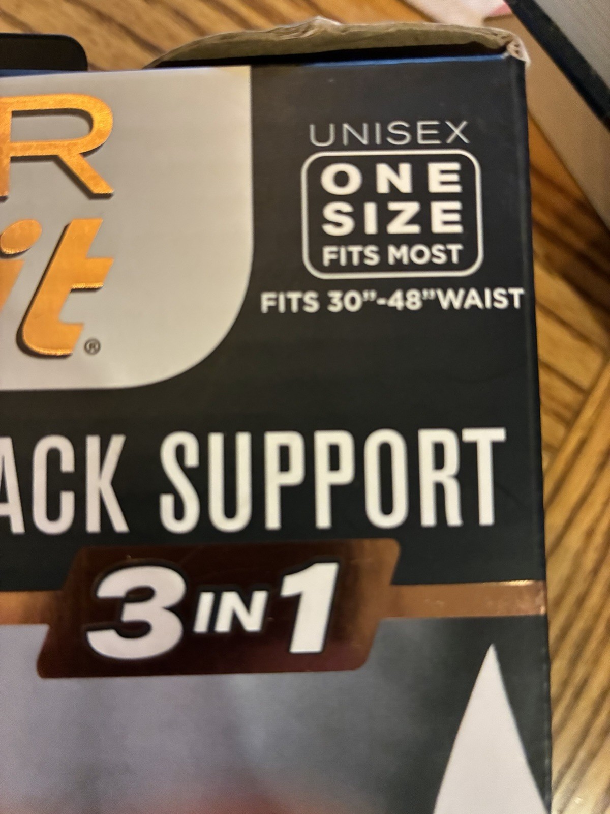 Copper Fit Rapid Relief Back Support Wrap 3-in-1 Hot/Cold Removable Gel Pack