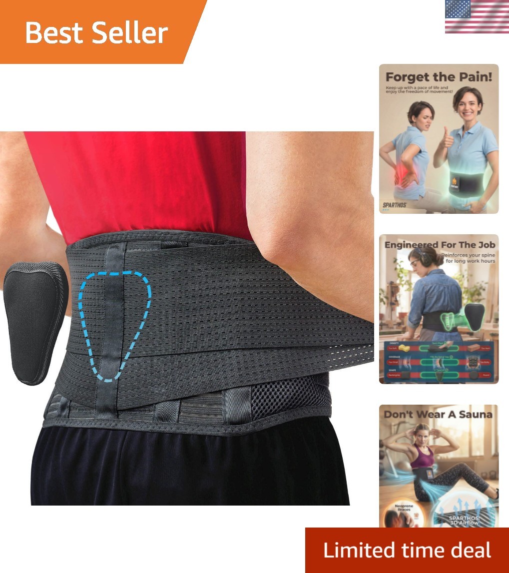 Back Support Belt – Immediate Relief from Back Pain, Sciatica, Herniated Disc…