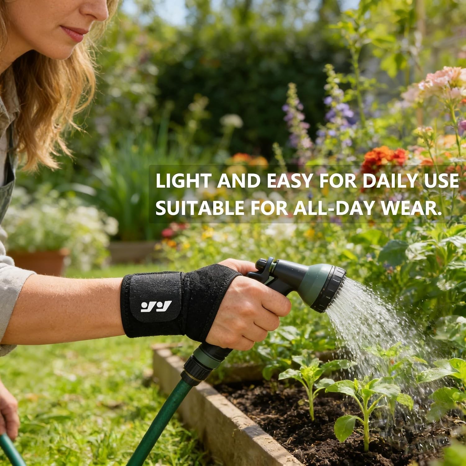 Ergonomic Wrist Brace for Tendonitis & Carpal Tunnel Relief – One Size Fits All