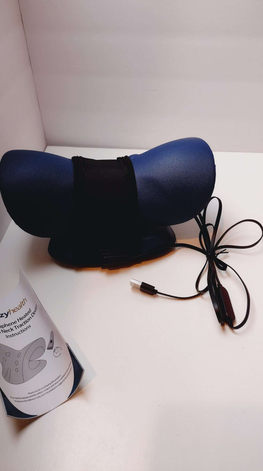 Neck Stretcher for Neck Pain Relief Heated Cervical Traction Device Pillow