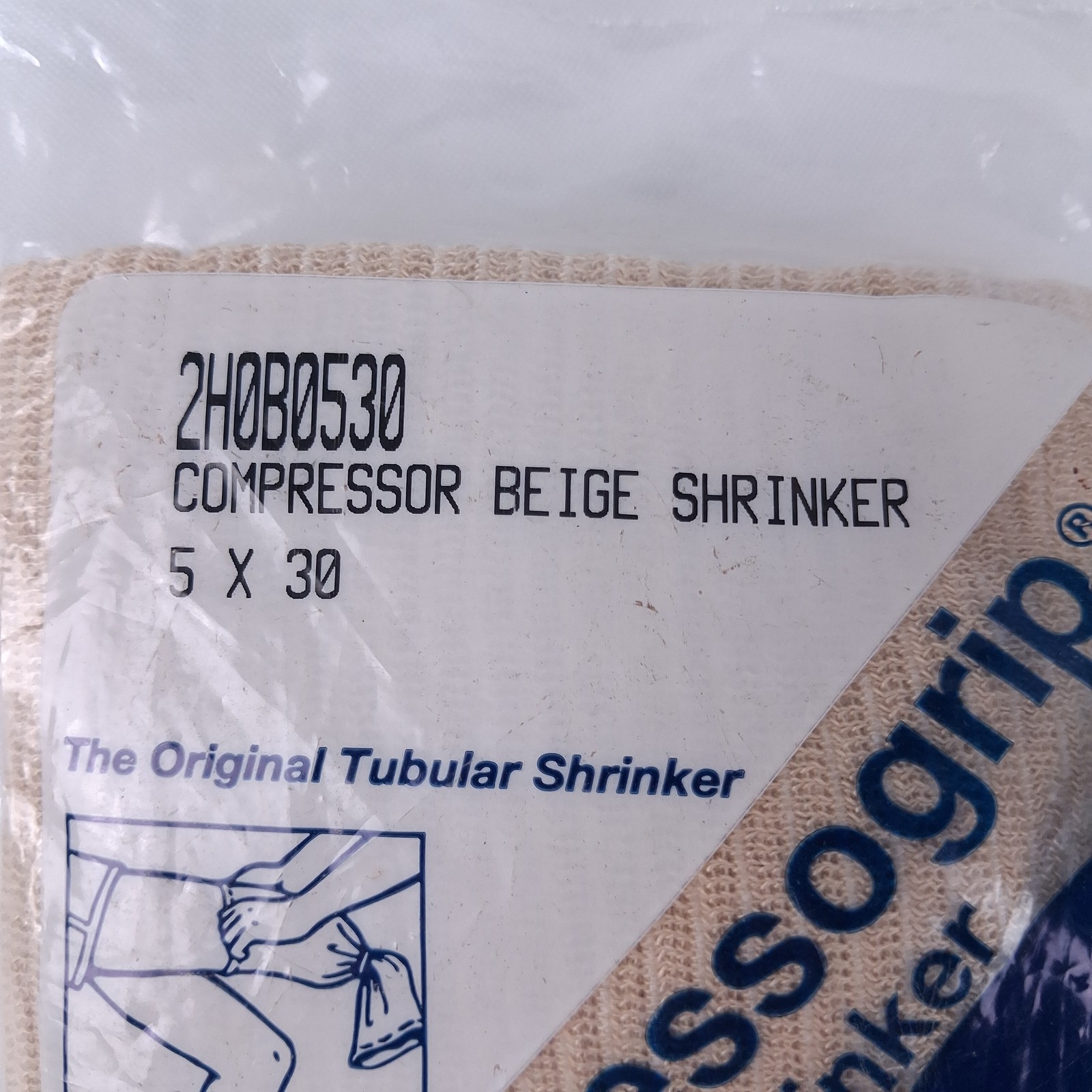 Knit-Rite Compressogrip Prosthetic Shrinker 2H0B0530 Beige 5×30 NEW