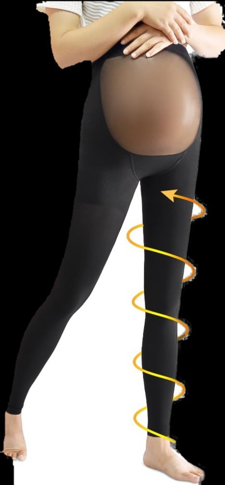 Maternity Medical Compression Tights, 20-30mmHg Graduated Support Pregnancy.