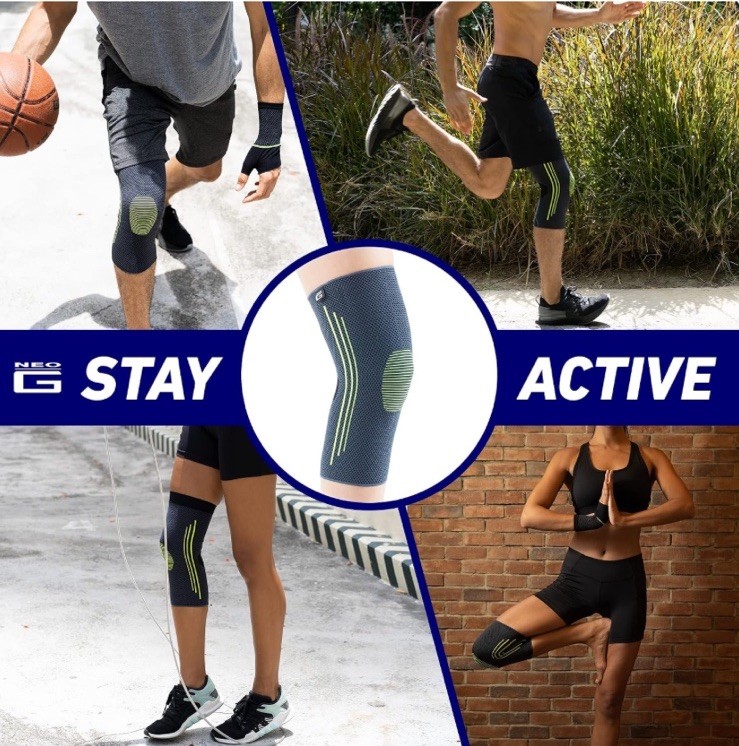Neo G Active Plus Knee Support Multi-Zone Compression Size Medium