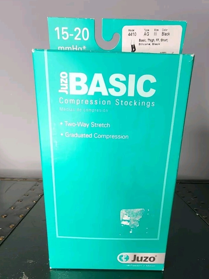 Juzo Basic Knee High 15-20mmHg Black III