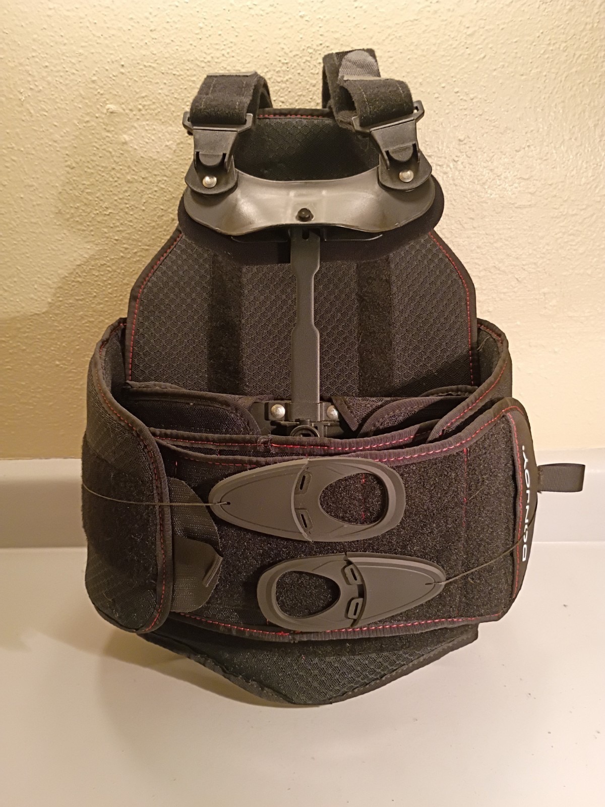 DONJOY BACK BRACE ISO FORM TLSO 13-5893-4 LUMBAR SPINE SUPPORT S/M W/ STRAPS.