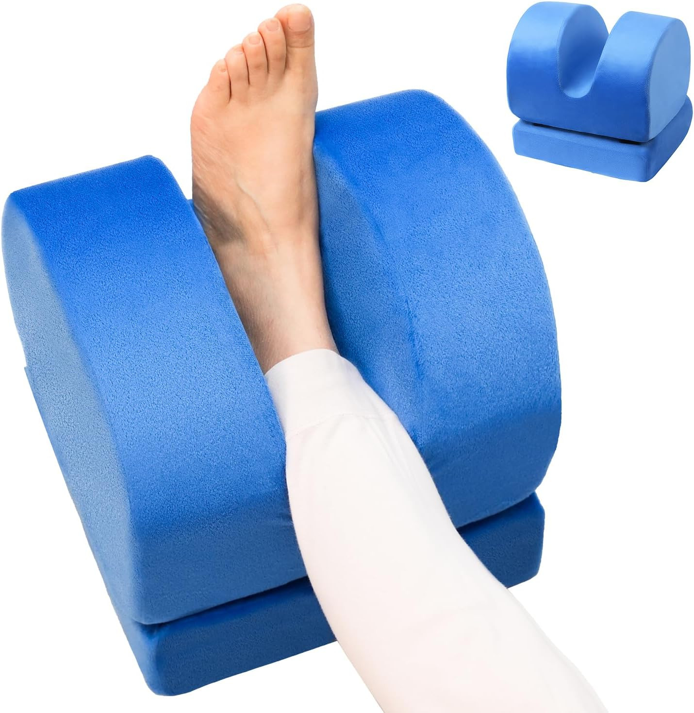 AUROPEAK Knee Replacement Pillow with Adjustable Height, Knee Surgery Recovery E