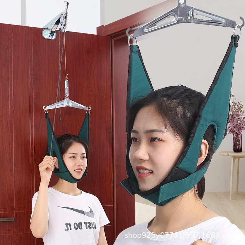 Cervical Traction Device For Neck Pain Relief Physical Therapy Home Travel Use