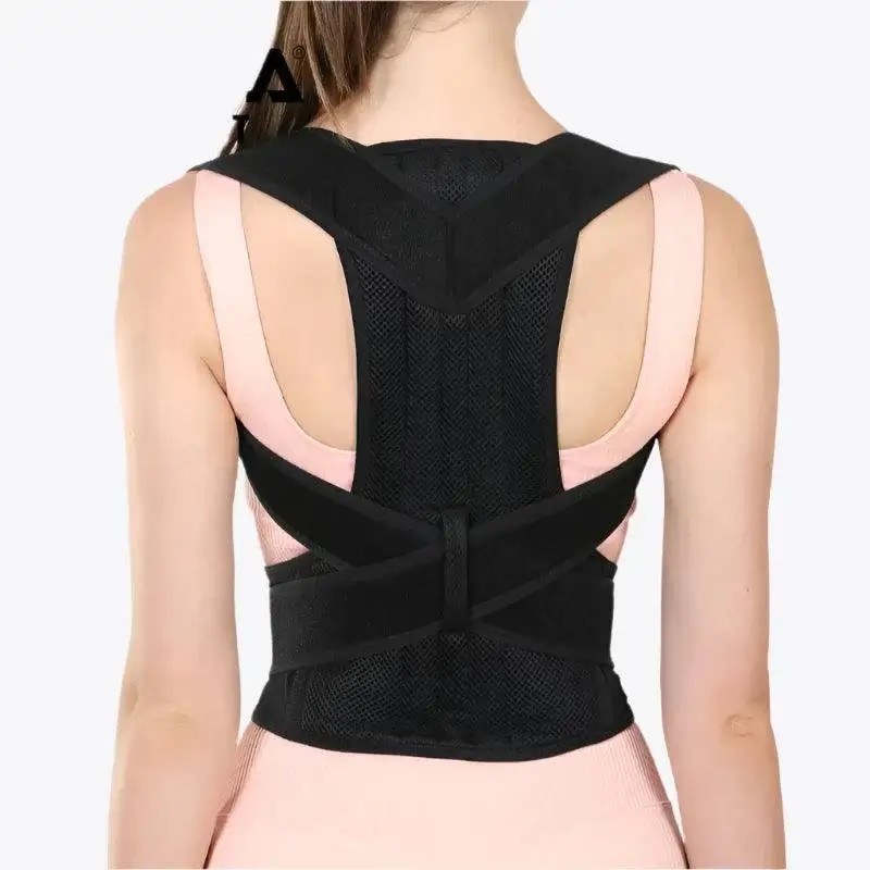 Premium Quality Back Support 2 Support Bar Back Brace Posture Corrector