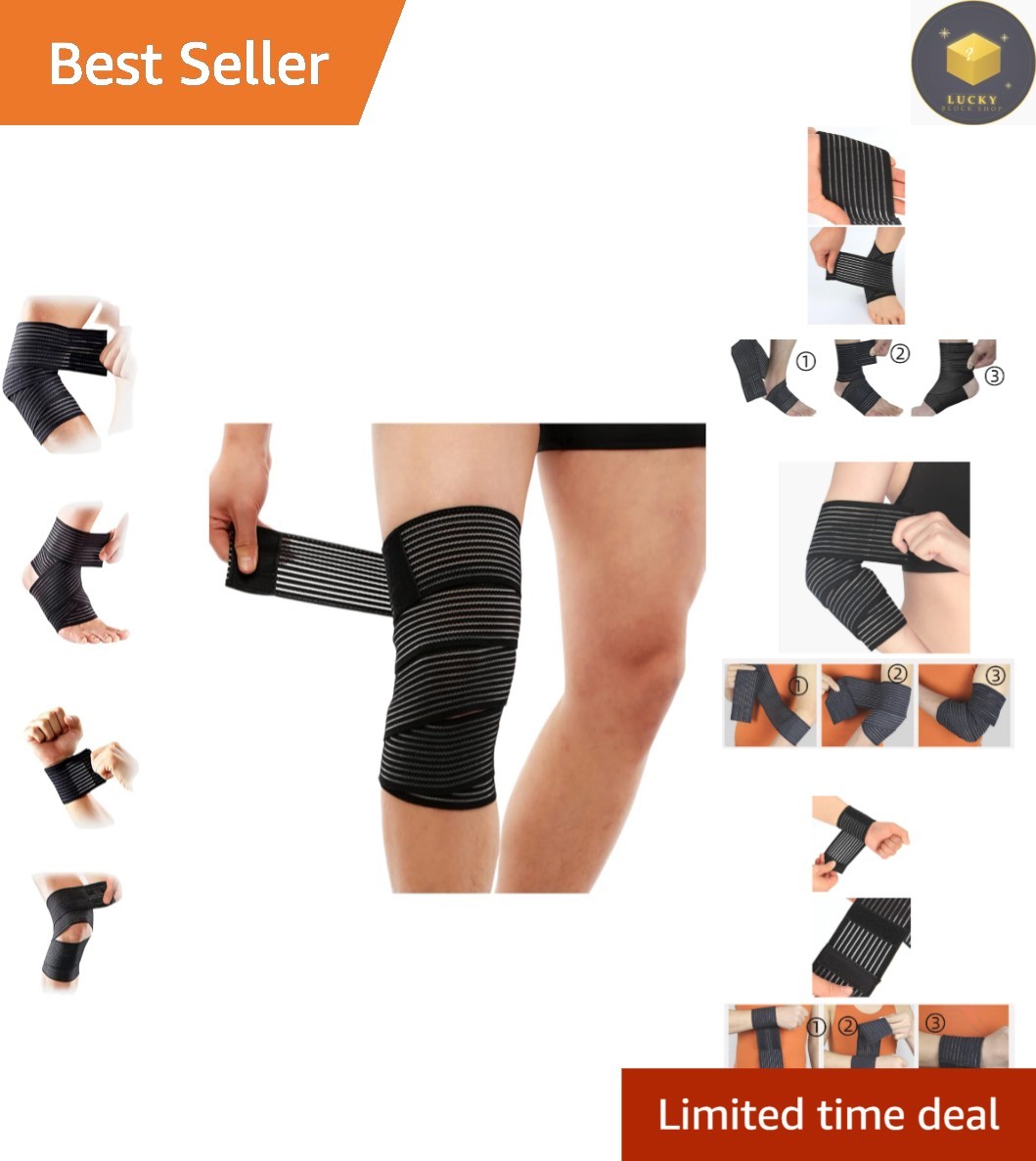 Adjustable Elastic Knee Wrap – Ultimate Compression Brace for Sports and Comfort