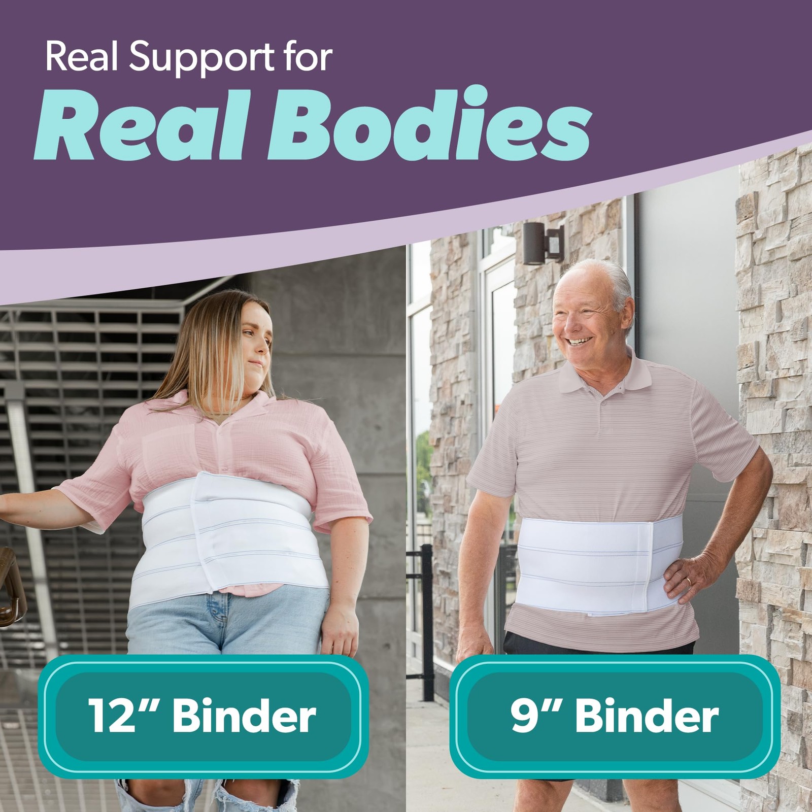 BraceAbility Plus Size Abdominal Binder for Post Surgery Recovery – Bariatric…
