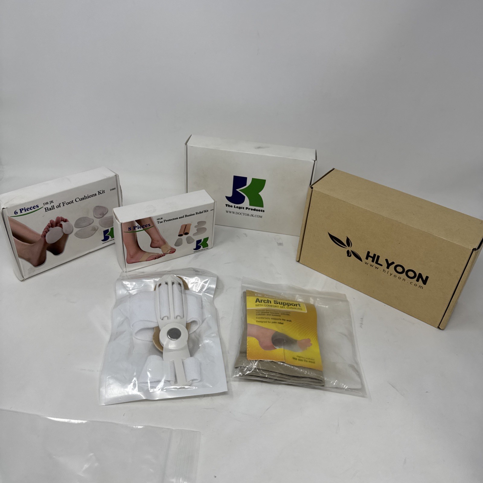 Complete Orthopedic Bunion Corrector and Relief Kit Hallux Valgus Care Big Lot