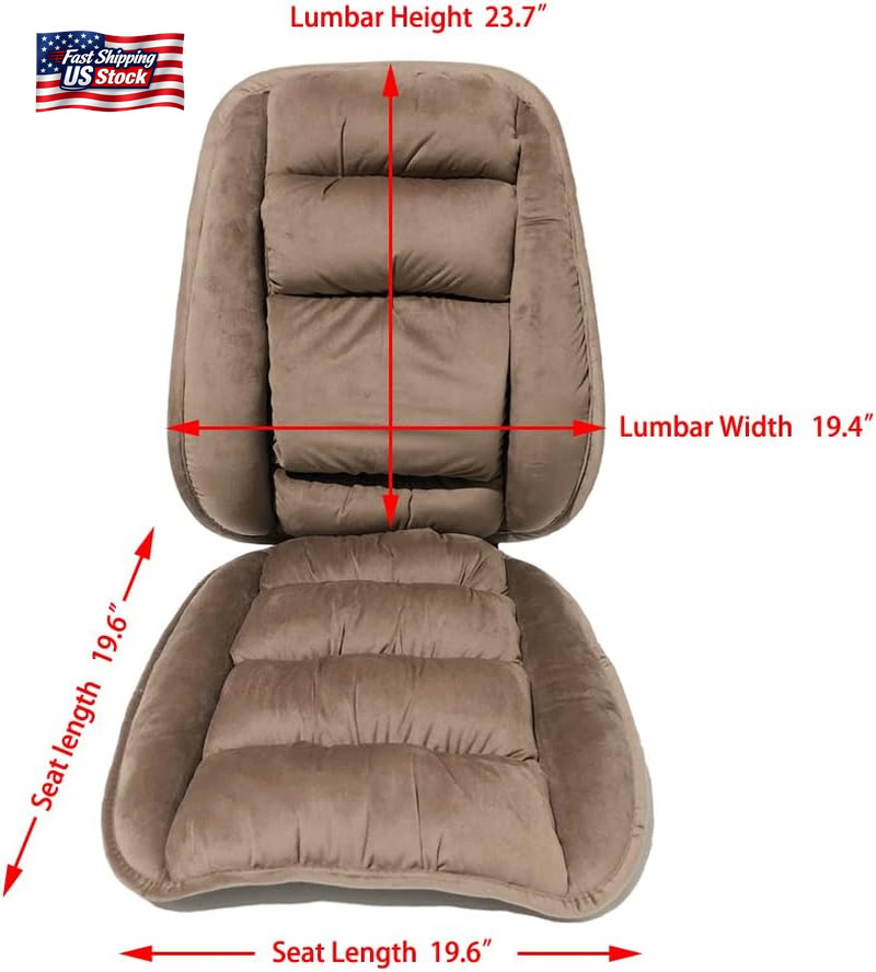 ALIBO Low Back Pain Relief Large Size Firm Lumbar Support and Nonslip Recliner C